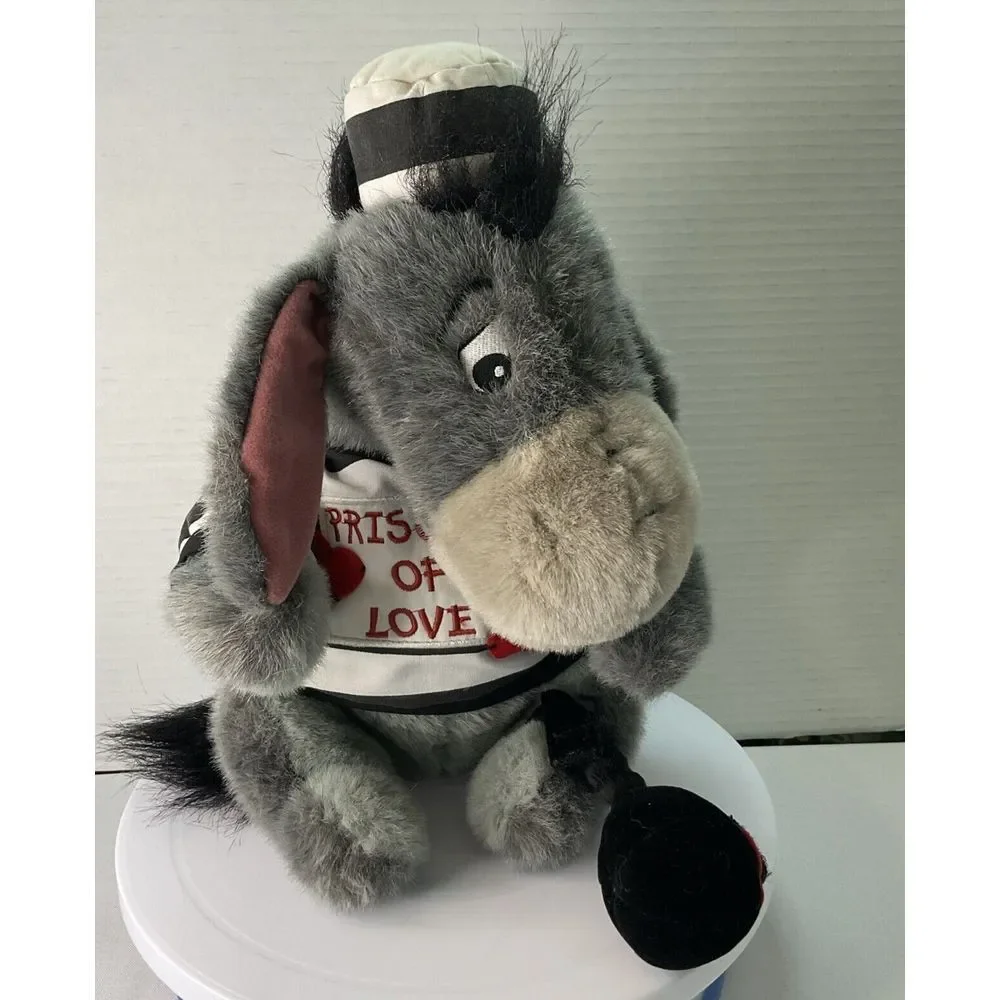 Disney Store Eeyore Prisoner Of Love‎ Plush 11